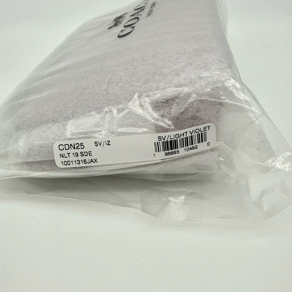 Coach Suede Nolita 19 Silver Light Violet - Picture 11 of 12